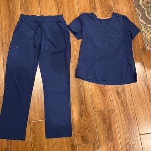Navy blue scrubs